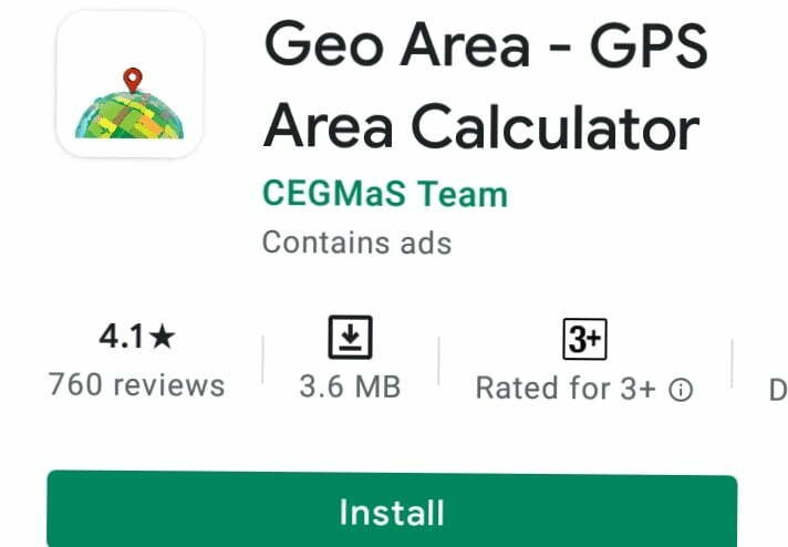 geo area - gps area calculator