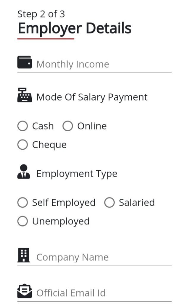 employer details 
