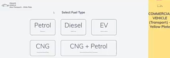 select to vehicle types