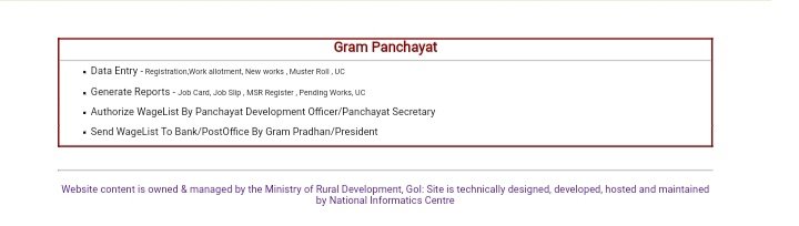 nrega gram panchayat generate reports