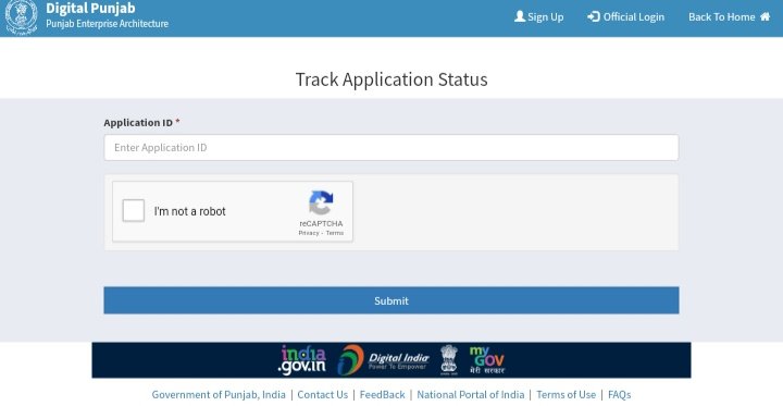 track application status