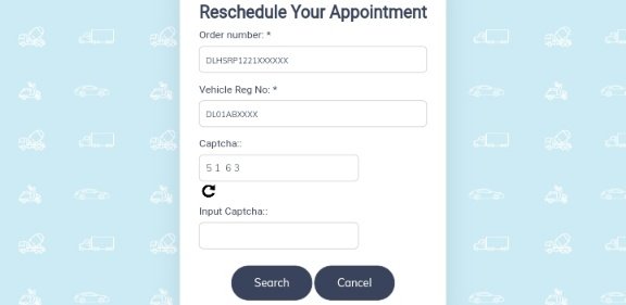 reschedule your appointment