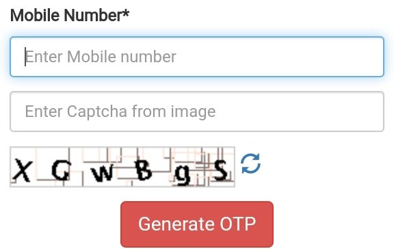 mobile number generate otp