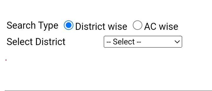 district wise search voter list 