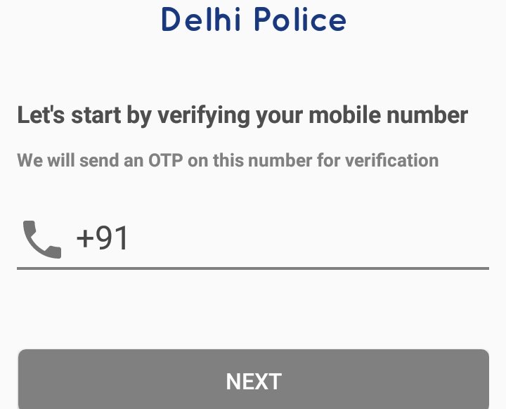 delhi police verifying your mobile number