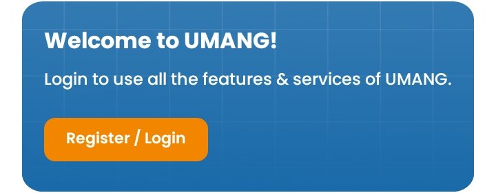 welcome to umang register/login