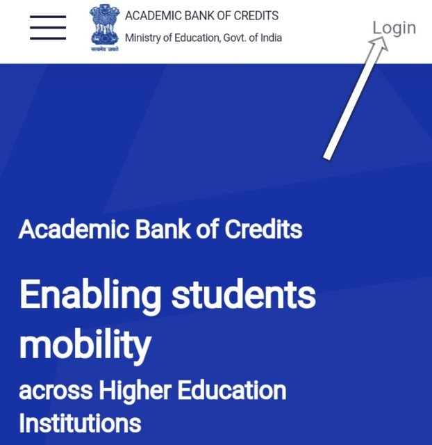 academic bank of credits official website